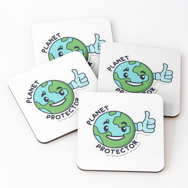 Item preview, Planet Protector - Smiling Earth Cartoon designed and sold by NiftyWrx.