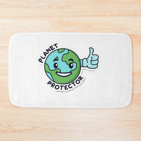 Item preview, Planet Protector - Smiling Earth Cartoon designed and sold by NiftyWrx.