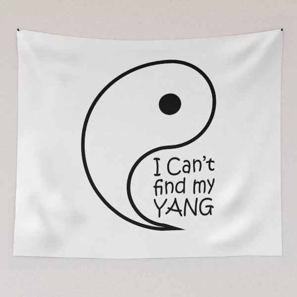 Item preview, yin yang i cant find my yang designed and sold by LaughingProf.