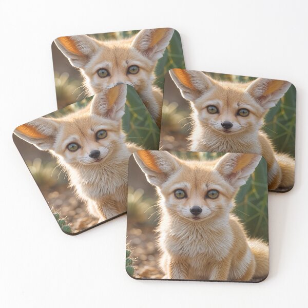 Item preview, Cute Fennec Fox Animal Portrait designed and sold by TheArtOfPat.