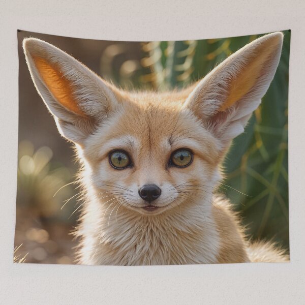 Item preview, Cute Fennec Fox Animal Portrait designed and sold by TheArtOfPat.