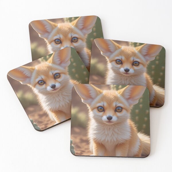 Item preview, Cute Fennec Fox Animal Portrait designed and sold by TheArtOfPat.