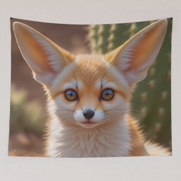 Item preview, Cute Fennec Fox Animal Portrait designed and sold by TheArtOfPat.