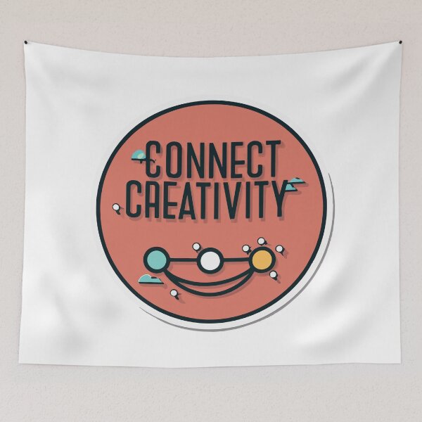 Item preview, Connect Creativity Abstract Network Design designed and sold by NiftyWrx.