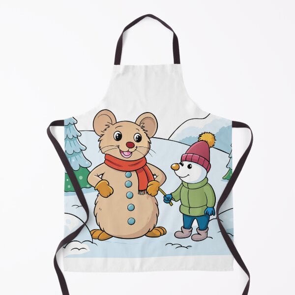 Item preview, Fluffy Little Dormouse Building a Snow Dormouse designed and sold by omerfdln34.