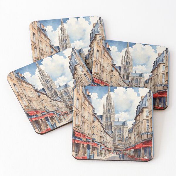 Item preview, Rouen France Vintage Travel Tourism  designed and sold by TravelersGems.