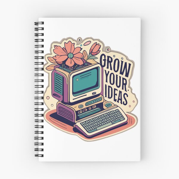Item preview, Vintage Computer Bloom - Grow Your Ideas designed and sold by NiftyWrx.