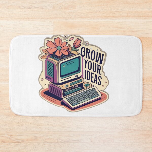 Item preview, Vintage Computer Bloom - Grow Your Ideas designed and sold by NiftyWrx.