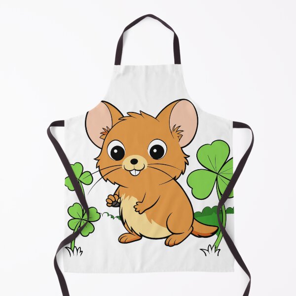 Item preview, Fluffy Little Dormouse Exploring a Field of Clovers designed and sold by omerfdln34.