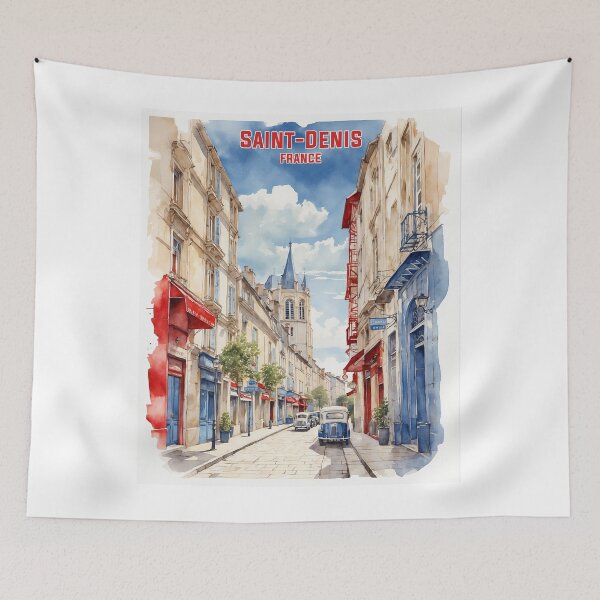 Item preview, Saint Denis France Vintage Travel Tourism  designed and sold by TravelersGems.