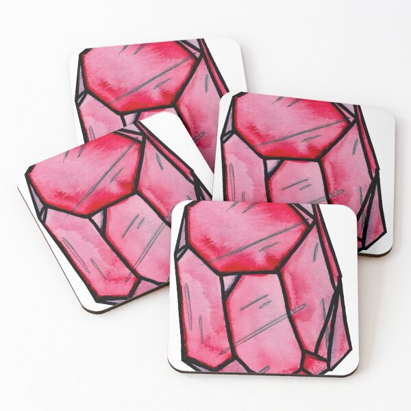 Item preview, Watercolor Garnet Crystal designed and sold by Dimensionandi.