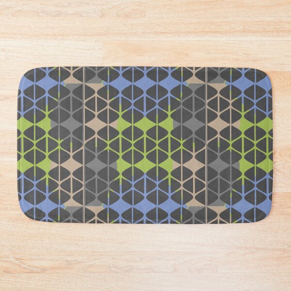 Item preview, Patterns similar to leaves in green, grey, blue, brown. designed and sold by wonghong.