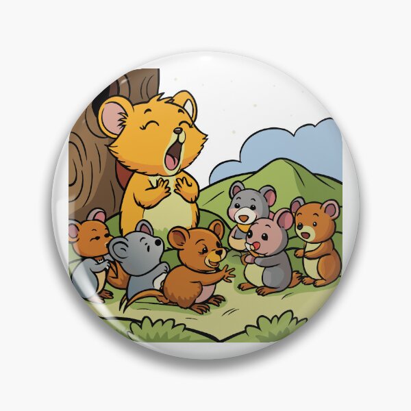 Item preview, Fluffy Little Dormouse Singing to a Group of Baby Dormouse designed and sold by omerfdln34.