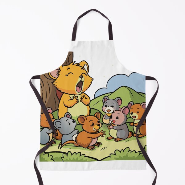 Item preview, Fluffy Little Dormouse Singing to a Group of Baby Dormouse designed and sold by omerfdln34.