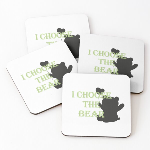 Item preview, I Choose the Bear (Cuddly version) designed and sold by PurrfectPixels.