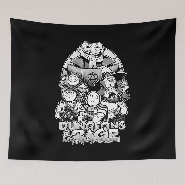 Item preview, Dungeons and Rage Meme - Funny Internet Gift designed and sold by Studio Mootant.