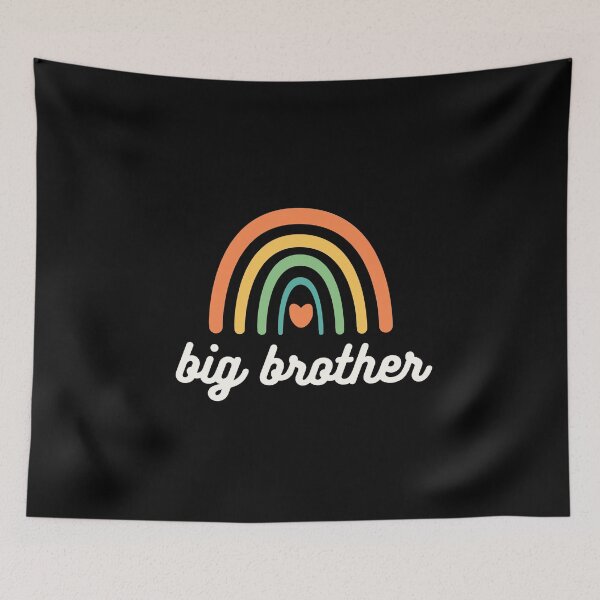 Item preview, Big Brother - Colorful Rainbow - Heart - Family Reunion designed and sold by patternjp.