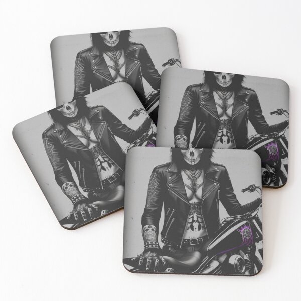 Item preview, Vintage Grunge Skull Biker Graffiti  designed and sold by TheDarkWardrobe.