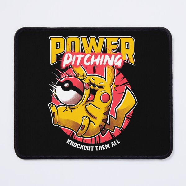 Item preview, Power Pitcher Ball Anime - Funny Anime Yellow Rat designed and sold by Studio Mootant.
