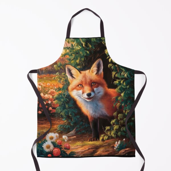 Artikelvorschau, Fuchs-Portrait. Frühlingsfuchs, Blumenfuchs, Vintage-Fuchs, Fuchs-Gemälde, Johannes Vermeer-Stil entworfen und verkauft von FoxVibes.