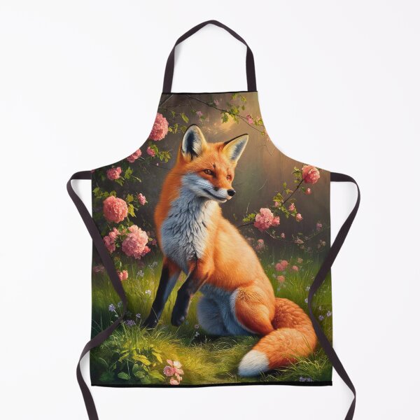 Artikelvorschau, Fuchs-Portrait. Frühlingsfuchs, Blumenfuchs, Vintage-Fuchs, Fuchs-Gemälde, Johannes Vermeer-Stil entworfen und verkauft von FoxVibes.
