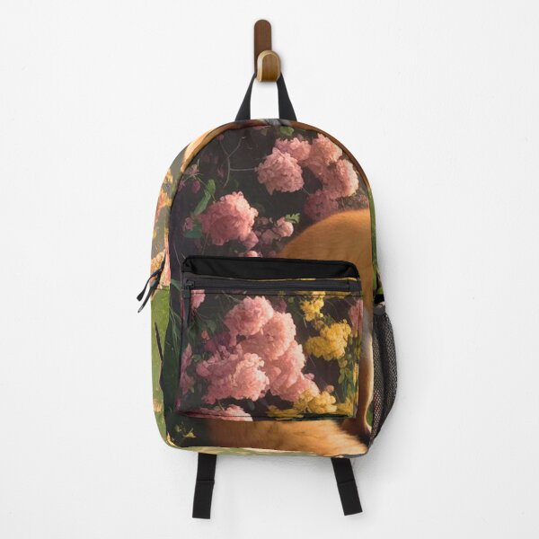 Item preview, Fox Portrait. Spring fox, floral fox, vintage fox, fox painting, Johannes Vermeer style designed and sold by FoxVibes.