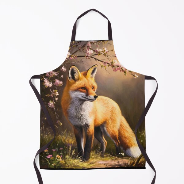 Artikelvorschau, Fuchs-Portrait. Frühlingsfuchs, Blumenfuchs, Vintage-Fuchs, Fuchs-Gemälde, Johannes Vermeer-Stil entworfen und verkauft von FoxVibes.