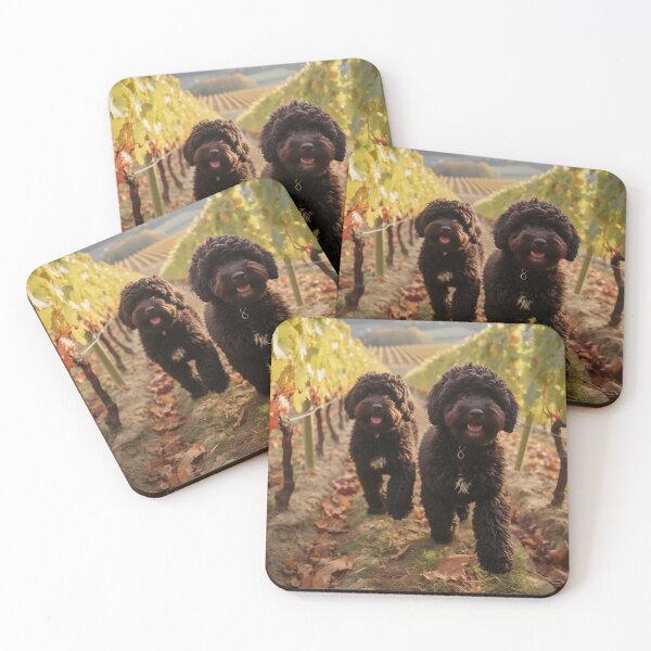 Item preview, Barbet Dogs at a French Winery (Design 3) designed and sold by Samuelsboro.
