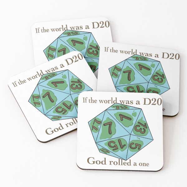 Item preview, If the world was a D20... designed and sold by Foxinadaze.