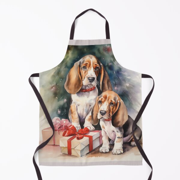 Item preview, Christmas Basset Hounds designed and sold by Samuelsboro.