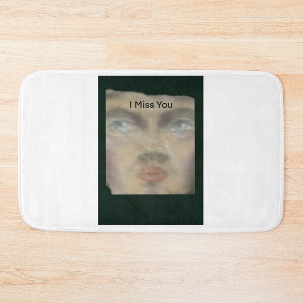 Item preview, I miss you face designed and sold by Jacinta hunt.