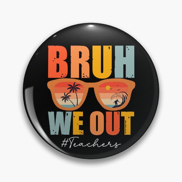 Item preview, Funny Summer Break Vintage Bruh We Out Teachers Happy Last Day Of School Beach Gifts designed and sold by Soul-Inspirer.