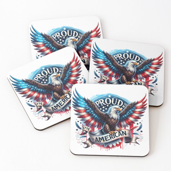 Item preview, Proud American Eagle Patriotic Design designed and sold by Taans-Creation.