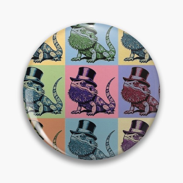 Item preview, Bearded Dragon Pop Art  designed and sold by HausKatz.