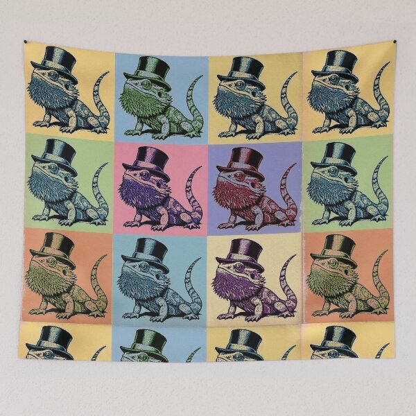 Item preview, Bearded Dragon Pop Art  designed and sold by HausKatz.