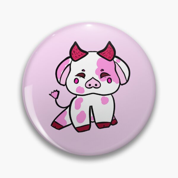 Item preview, Splootin’ strawberry cow designed and sold by WhimsysWhatnots.