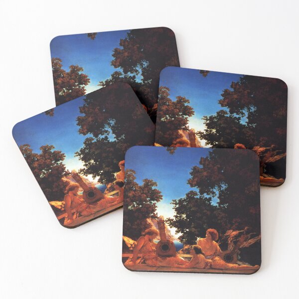Item preview, Maxfield Parrish - Interlude (The Lute Players) designed and sold by forgottenbeauty.