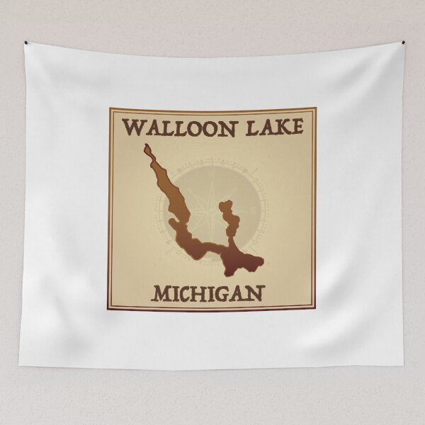 Item preview, Walloon Lake, Michigan - Sepia designed and sold by SwiftSlothMedia.