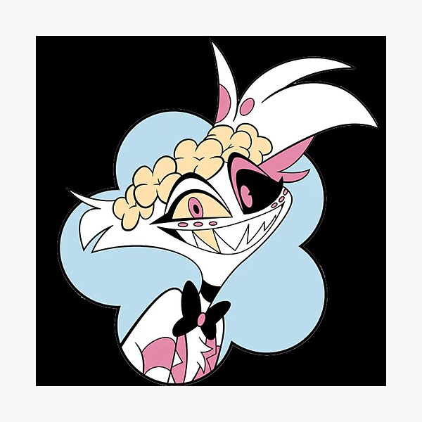 Hazbinhotel ANGELDUST 8×10in サイン入りプリント Hazbin Hotel Trading Card - ANGEL DUST 05/50 1st Edition Vivziepop ポスター