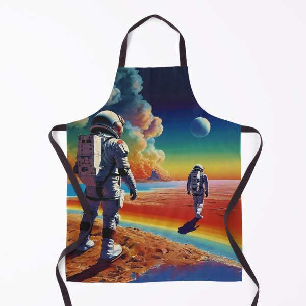 Item preview, Atsronautar Surreal Rainbow-Coloured Landscape Art designed and sold by Obsidian Ink by Wilshire.