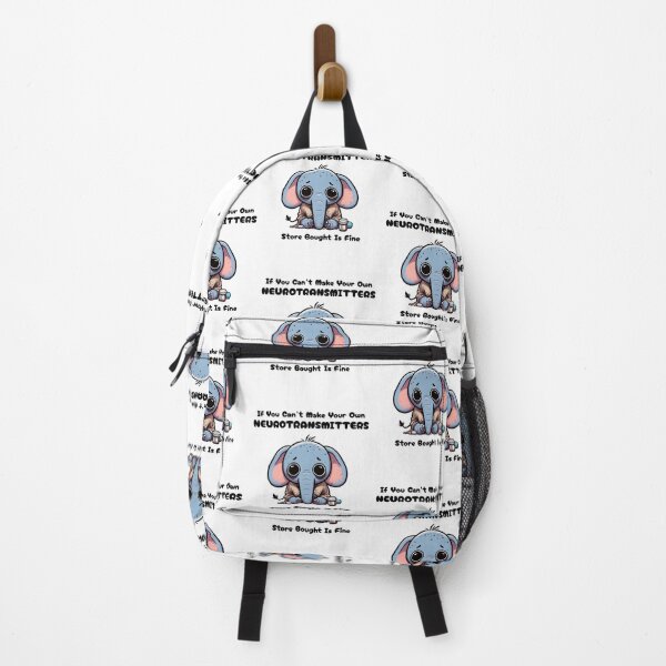 Item preview, if you can't make your own neurotransmitters store bought is fine Elephant designed and sold by LemuellTrends.