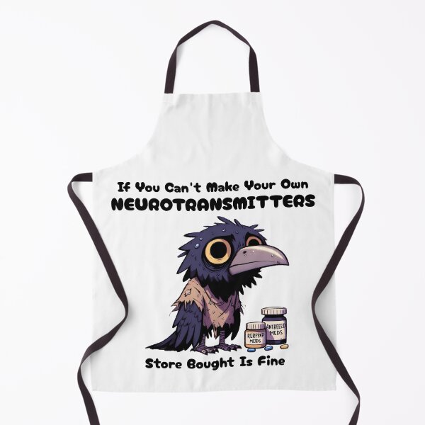 Item preview, if you can't make your own neurotransmitters store bought is fine Crow designed and sold by LemuellTrends.