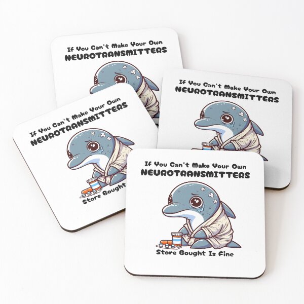 Item preview, if you can't make your own neurotransmitters store bought is fine Dolphin designed and sold by LemuellTrends.
