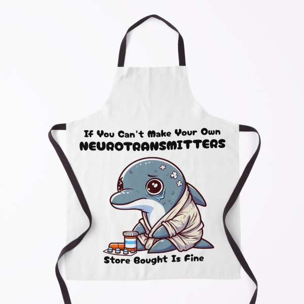 Item preview, if you can't make your own neurotransmitters store bought is fine Dolphin designed and sold by LemuellTrends.
