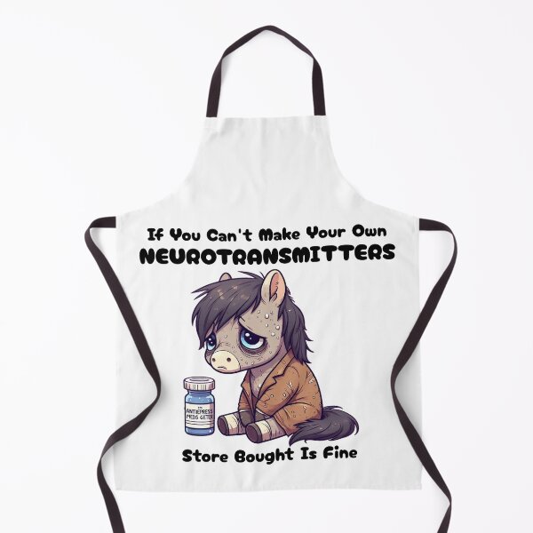 Item preview, if you can't make your own neurotransmitters store bought is fine Horse designed and sold by LemuellTrends.