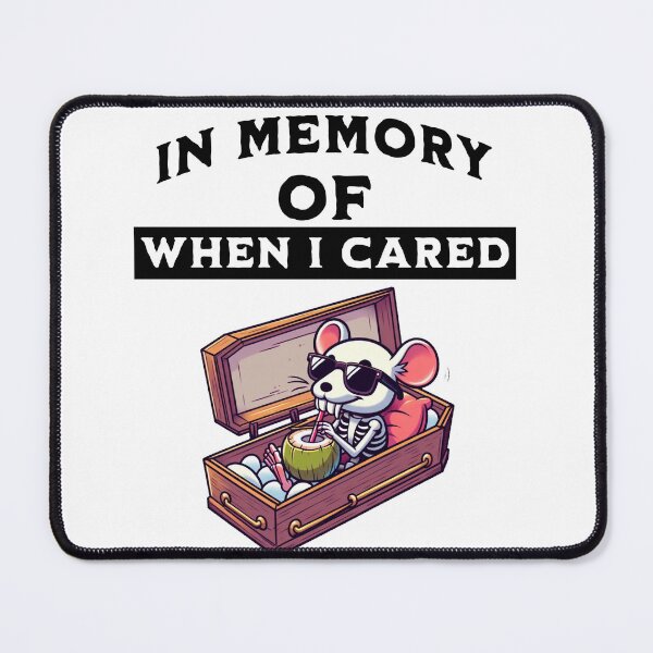 Item preview, in memory of when i cared Rat designed and sold by LemuellTrends.