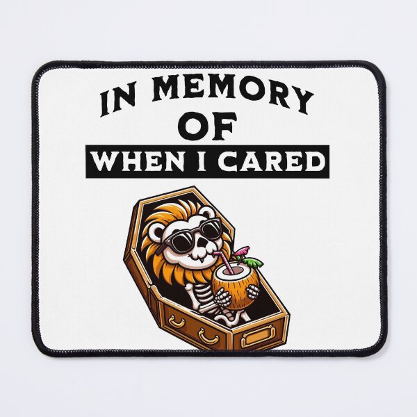 Item preview, in memory of when i cared Lion designed and sold by LemuellTrends.