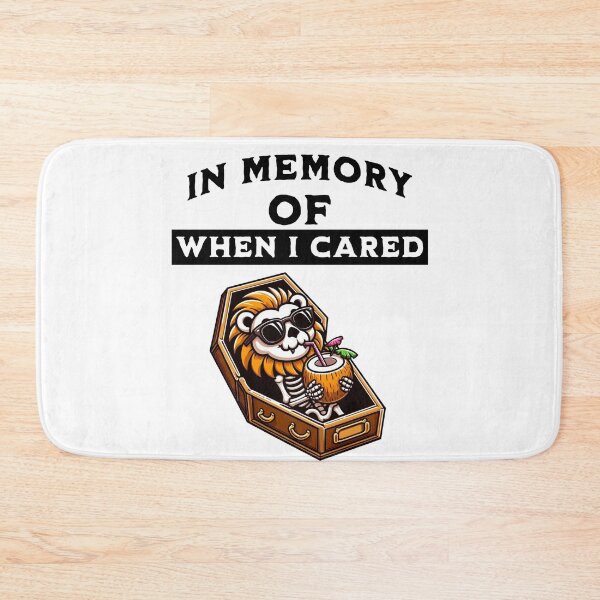 Item preview, in memory of when i cared Lion designed and sold by LemuellTrends.