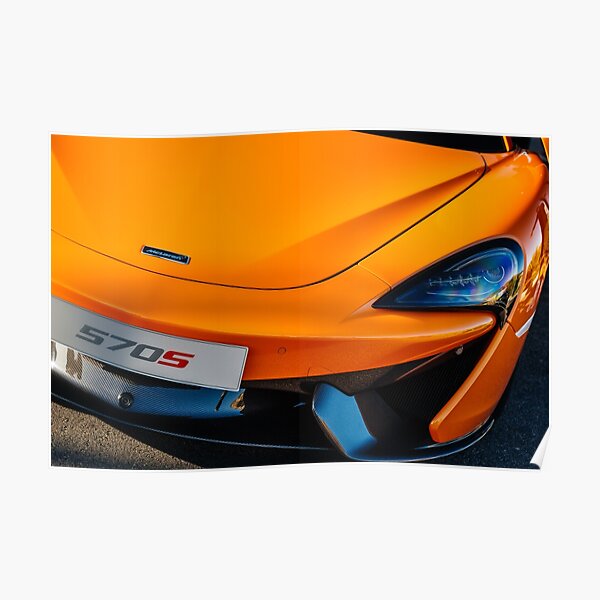 McLaren 570S Front Poster