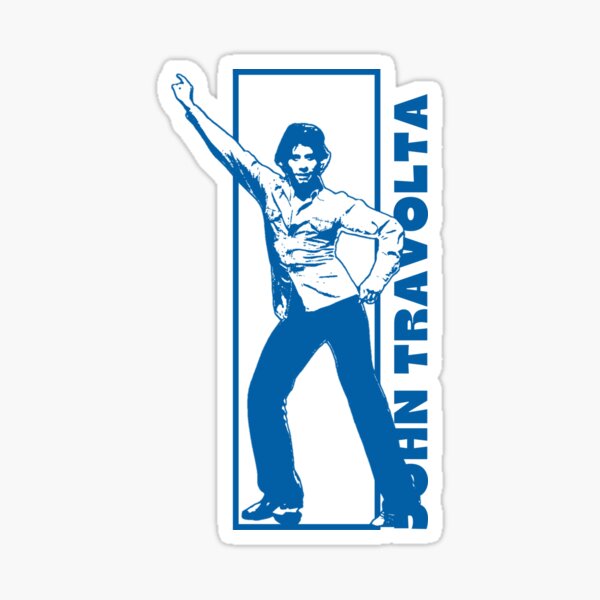 Vista previa del artículo con la obra «john travolta ^^^ clásico», diseñado y vendido por PoppyChip.
